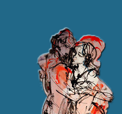 couple dansant le tango par Liliana Rago